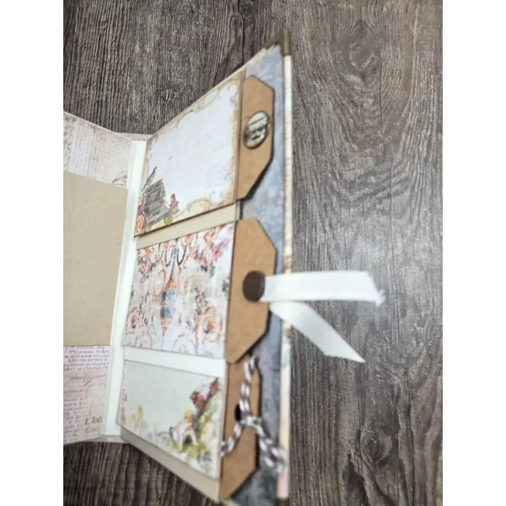 Family Chronicles Vintage Look Junk Journal Album Pre-Made Ready for Pictures